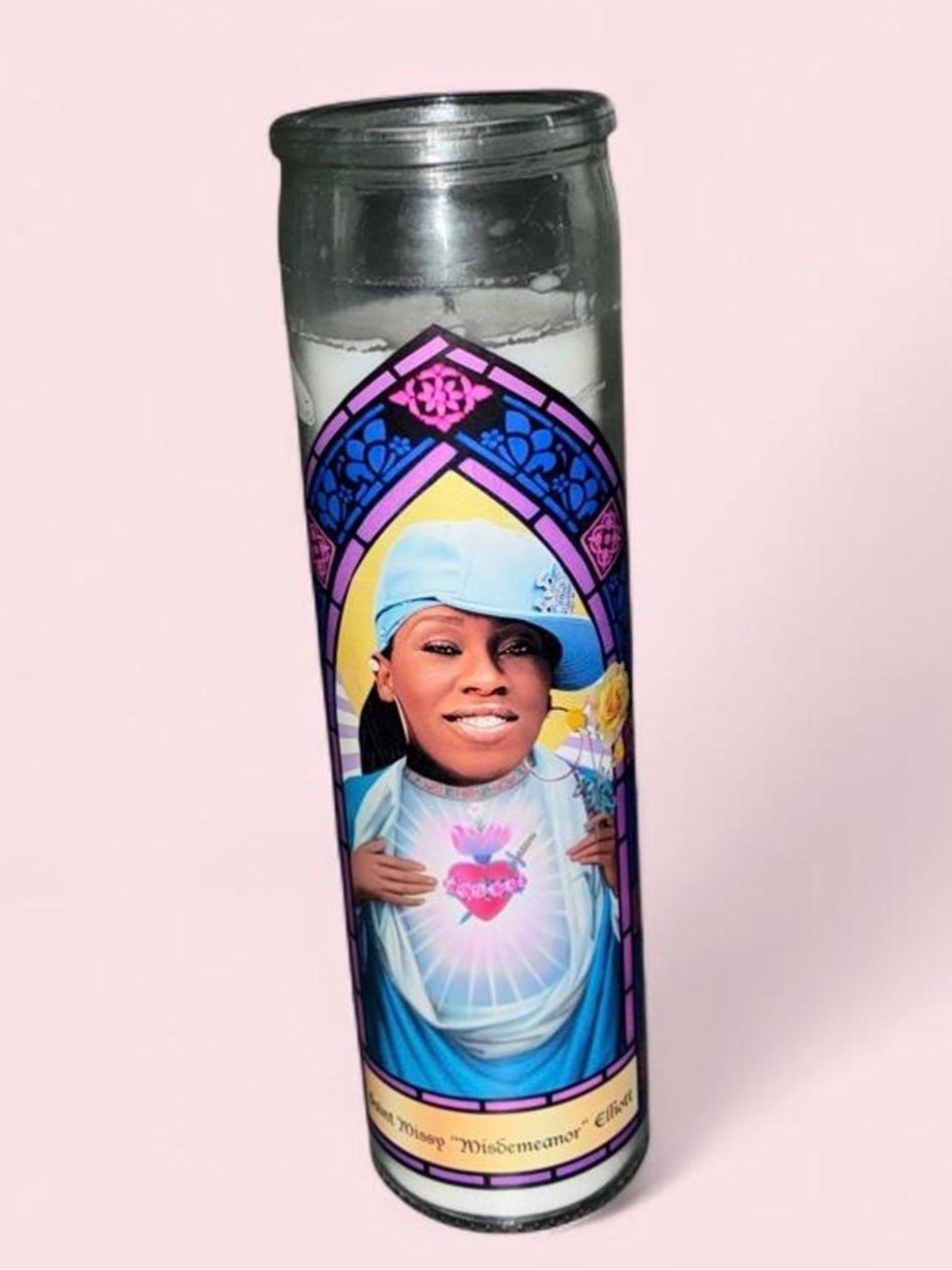 Missy Elliot Devotional Prayer Candle Unscented